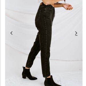 BGD Mom fit HIGH WAIST Black Denim
